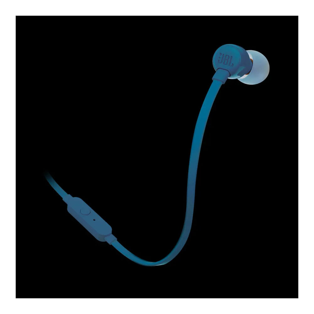 JBL T110 Wired in-ear headphones, Blue - Bigtech Electronics