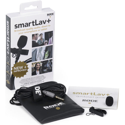 RODE SmartLav+ Lavalier Condenser Microphone for Smartphones with TRRS Connections - Bigtech Electronics