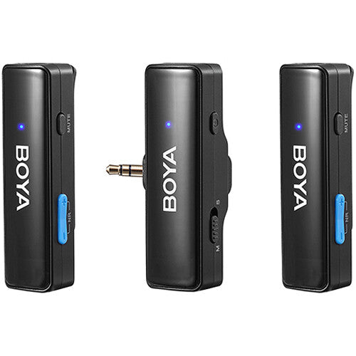 BOYA BOYALINK 2-Person All-in-One Wireless Microphone System with Interchangeable Connectors (2.4 GHz) - Bigtech Electronics