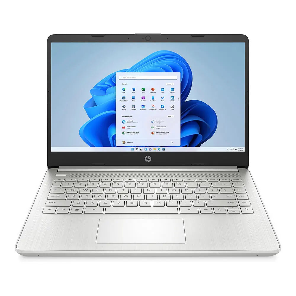 HP Intel Core i3-1215U 8GB RAM 256GB SSD Shared Intel Iris Xe Graphics 14" FHD Laptop- Silver (14s-DQ5030ne) - Bigtech Electronics