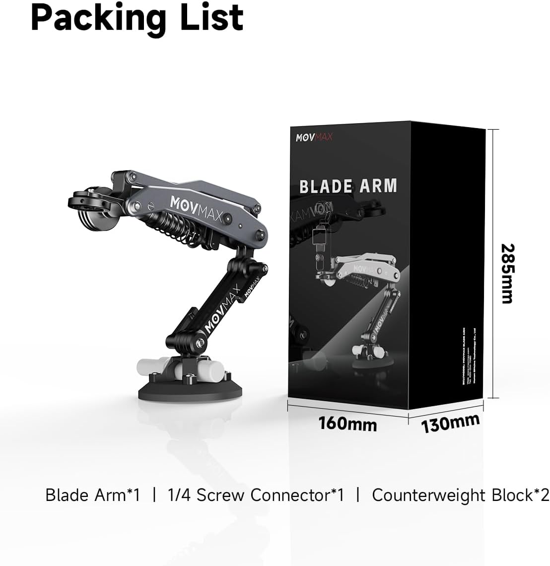 MOVMAX Blade Arm for DJI Pocket 3 - Bigtech Electronics