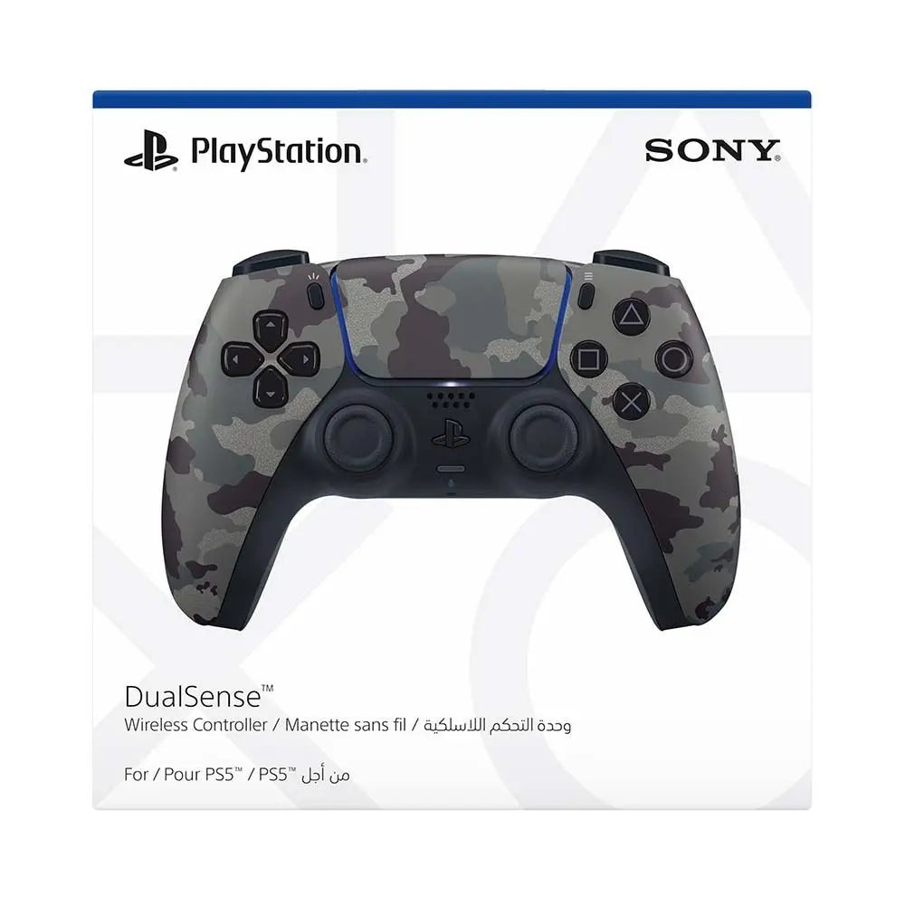 Sony PS5 DualSense Wireless Controller, Gray Camouflage (CFIZCT1WGRAYCAMOU-R) - Bigtech Electronics