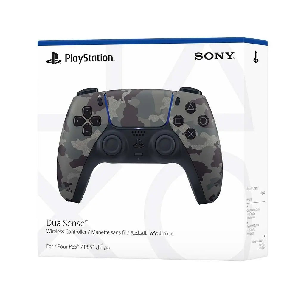 Sony PS5 DualSense Wireless Controller, Gray Camouflage (CFIZCT1WGRAYCAMOU-R) - Bigtech Electronics