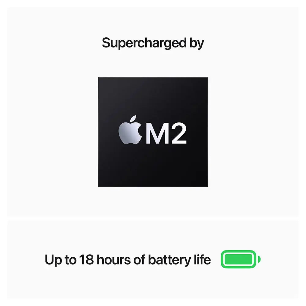 Apple MacBook Air 13" , M2 chip With 8-core CPU and 8-core GPU, 256GB SSD, Midnight, English Keyboard - Bigtech Electronics