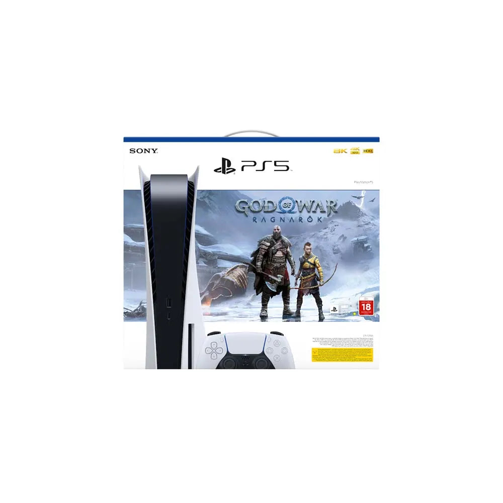 Sony PlayStation 5 (PS5) Disc Console with God of War Ragnarok Voucher (CFI1216A01GOWR-R) - Bigtech Electronics