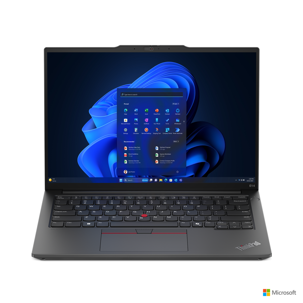 Lenovo E14-21M7001VGR Intel Core Ultra 7-155H 16GB RAM 512GB SSD Integrated Intel Arc Graphics 14" WUXGA Win 11 Pro Business Laptop - Black - Bigtech Electronics