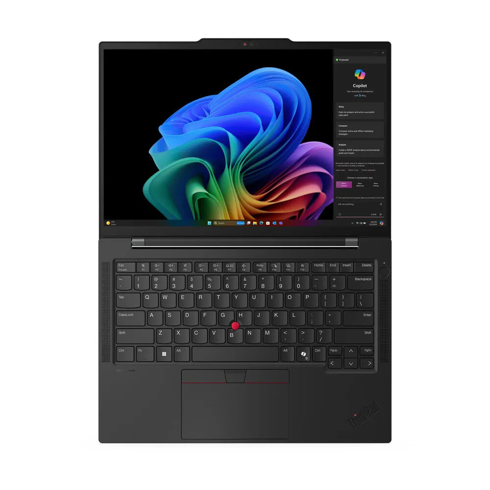 Lenovo ThinkPad T14s Gen 6 Snapdragon X Elite X1E-78-100 32GB RAM 1TB SSD Integrated Qualcomm Adreno Graphics 14" WUXGA Windows 11 Pro Business Laptop - Black [T14s-21N10008GR] - Bigtech Electronics