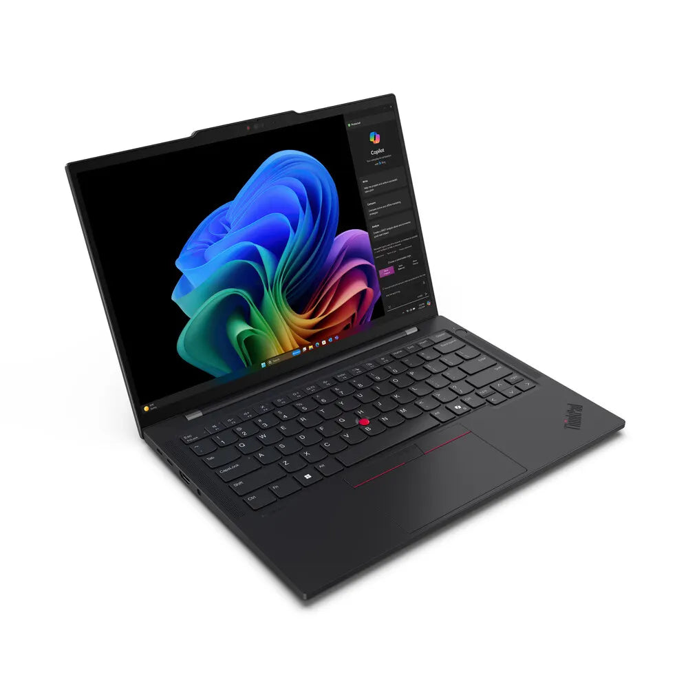 Lenovo ThinkPad T14s Gen 6 Snapdragon X Elite X1E-78-100 32GB RAM 1TB SSD Integrated Qualcomm Adreno Graphics 14" WUXGA Windows 11 Pro Business Laptop - Black [T14s-21N10008GR] - Bigtech Electronics